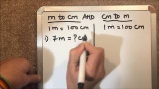 HOW TO CONVERT  METER TO CENTIMETER  AND CENTIMETER TO METER [upl. by Hoskinson932]