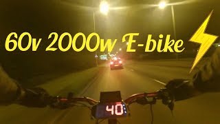 Scott Aspect with DIY 60V 2000w Ebike kit 20ah 43mph [upl. by Zoes599]