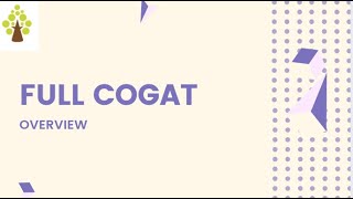 FULL COGAT TESTING OVERVIEW [upl. by Tebor]