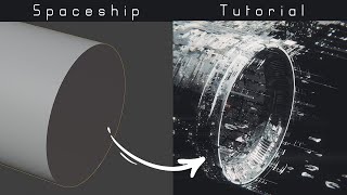 Spaceship Blender Tutorial [upl. by Mitman]