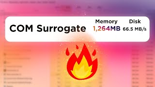 How To Fix COM Surrogate High CPU Usage Malware In Windows 1011 [upl. by Llemart]