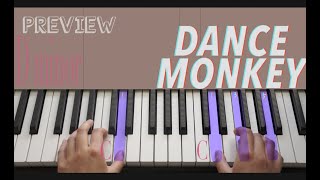 DANCE MONKEY TONES AND I Piano Tutorial [upl. by Sheela]