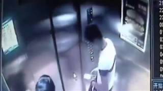 Idiots attacking elevators Elevator FAILS [upl. by Jarib]