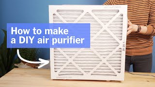 How to Make a DIY Air Purifier [upl. by Fulcher]