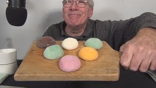 ASMR Eating Mochi Ice Cream for the first time [upl. by Ayin]