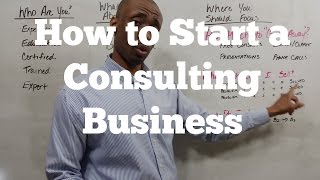 How to Start A Consulting Business [upl. by Eiryt]