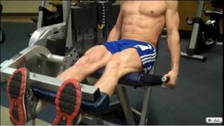 How To Leg Extension Cybex [upl. by Cyn826]