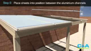 How to install polycarbonate roofing sheets [upl. by Arannahs]