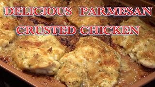 Parmesan Crusted Chicken  Easy Recipe [upl. by Saoj981]