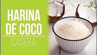 Como Hacer Harina de Coco en Casa I Homemade Coconut Flour [upl. by Jesher]