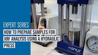 How to prepare samples for XRF analysis using a Hydraulic Press [upl. by Fabian]