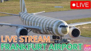 Live Frankfurt Airport SATURDAY SHOW in 4K [upl. by Orazal]