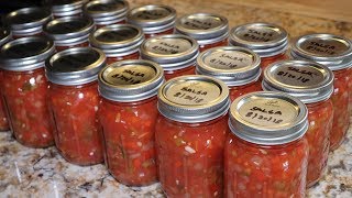 Canning Zesty Salsa [upl. by Niawat965]