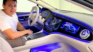 2022 Mercedes EQS 580  NIGHT Drive AMG FULL Review Interior Exterior [upl. by Pantia948]