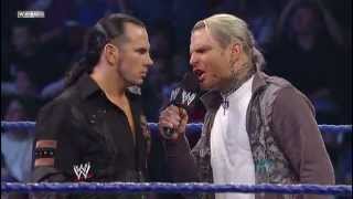 Jeff Hardy attack Matt Hardy 20090313 [upl. by Tonina]