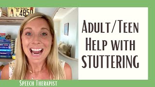 ADULT and TEEN STUTTERING Quick Fixes Speedy Speech Therapy for Stutters and Stammers [upl. by Annaeed329]