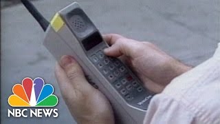 When Cell Phones Were A 1980s Novelty  Flashback  NBC News [upl. by Oidgime]