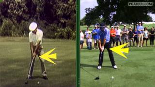 SwingVision Ben Hogan amp Jason Dufner at the Crowne Plaza Invitational [upl. by Sitto]