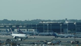 New York JFK Airport Live with ATC [upl. by Airottiv]