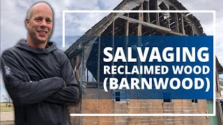 How To Salvage Reclaimed Wood  Barnwood [upl. by Adall153]