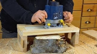 simple Router Planer Jig  Woodworking  how to [upl. by Eaves]