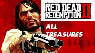 Red Dead Redemption 2  Tutti i tesori all treasures 5 [upl. by Yseult]