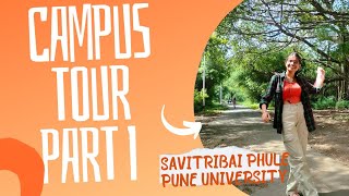 campus tour part 1of Savitribai Phule Pune University and India Pakistan ODI [upl. by Yrrehs]