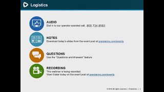 Advisor Live Webinar Vancomycin Dosing From Trough to AUC [upl. by Furtek]