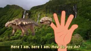 Dinosaur Finger Family  Nursery Rhymes  KidsW  Dinosaurs [upl. by Nuhsal373]