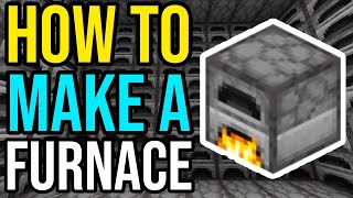 How To Make A Furnace In Minecraft [upl. by Neellek694]