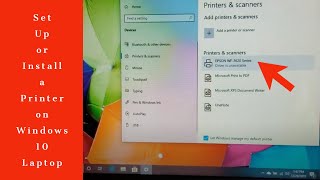 Set Up or Install a Printer on Windows 10 Laptop 2020 [upl. by Namurt]