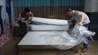 Compressed Pocket Spring Mattress [upl. by Annoet]