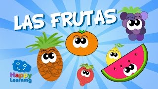 Fruits in Spanish for Children  Learn Spanish [upl. by Aicilaanna683]