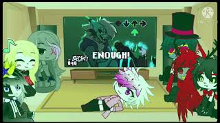 Hazbin Hotel reacts to Deku and Retrospecter  Read Description please [upl. by Rafaj]