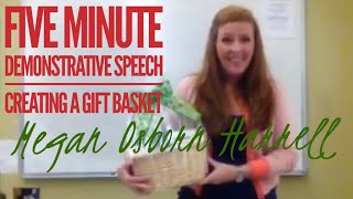 Five Minute Demonstrative Speech [upl. by Tebasile99]