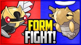 Ninjask vs Shedinja  Pokémon Form Fight Branched Evolution [upl. by Josy]