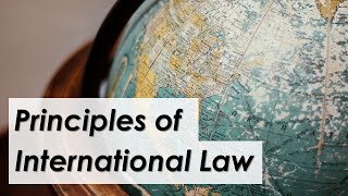 Main principles governing the international legal system  LexIcon [upl. by Adriaens]