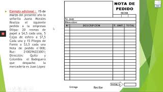 Tema Nota de Pedido [upl. by Sherborne]