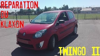 Tuto réparation klaxon twingo 2 🚗 🤑 [upl. by Aenahs]