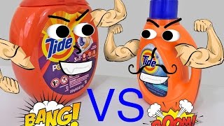 Tide Pods VS Tide Liquid [upl. by Ajnot]