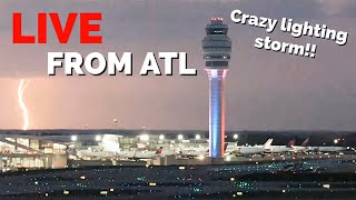 LIVE 🔴 Atlanta Hartsfield Jackson International Airport  LIVE ATC [upl. by Leagiba]