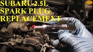 How To Install Replace Spark Plugs Subaru Impreza 25L  EJ25 Spark Plug Repalcement [upl. by Uot]