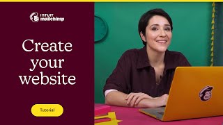 Create and Style Your Website in Mailchimp [upl. by Aicilram]