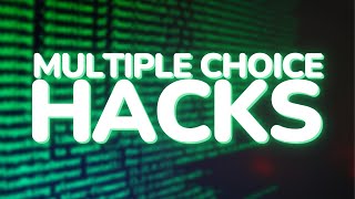 How to ace a test without knowing the answers Multiple Choice Test Hacks [upl. by Odnanref]