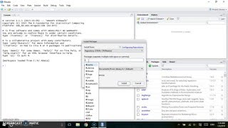 How to install Rcmdr from RStudio [upl. by Ahsien]