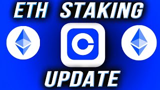 Coinbase ETH Staking Update [upl. by Aelem]