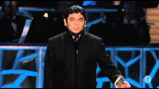 AR Rahman Winning Original Score  81st Oscars 2009 [upl. by Ihcas530]