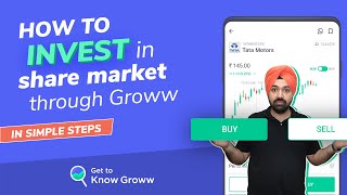 How to Invest in stock market for Beginners  Groww app kaise use kare  Buy amp Sell Shares on Groww [upl. by Maleki367]