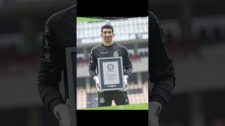 GOALKEEPER ALIREZA BEIRANVAND GETS IN GUINNESS BOOK WITH HIS 70yd LONG THROW [upl. by Kostival]