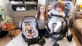 Unboxing My New Reborn Baby Stroller and Car Seat Travel System Combo [upl. by Pryce]